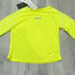 neon yellow P.E nation long sleeve shirt